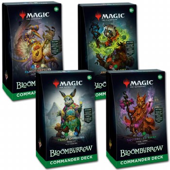 Magic Bloomburrow Commander Deck Set EN (4 Decks)