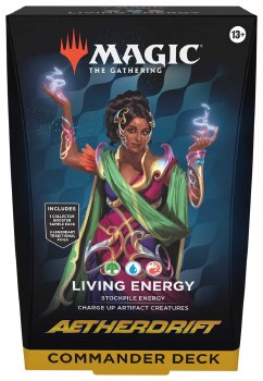 Magic Aetherdrift Commander Deck Living Energy EN