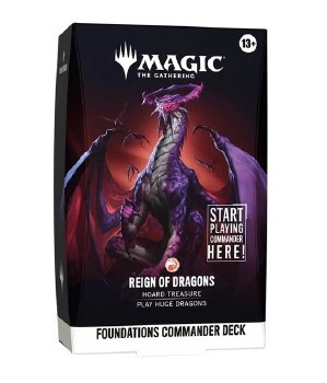 Magic Foundations Starter Commander Deck Reign of Dragons EN