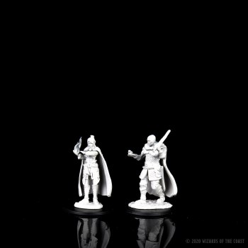 D&D Nolzurs Marvelous Minis Unpainted Human Ranger & Moon Elf Sorcerer