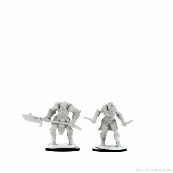 D&D Nolzurs Marvelous Miniatures Bugbear Barbarian Male & Bugbear Rogue Female