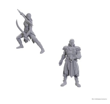 D&D Nolzurs Marvelous Miniatures Baldurs Gate III Jaheira & Halsin