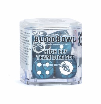 Blood Bowl High Elf Team Dice Set