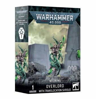 Warhammer 40k Necrons Overlord w/ Translocation Shroud