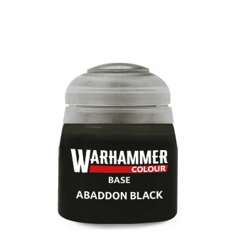 Warhammer Colour Base AbaddonBlack 12ml