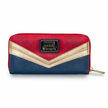 Captain Marvel Zip Around Wallet