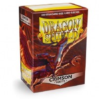 Dragon Shield Matte Crimson Standard Sleeves (100)