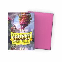 Dragon Shield Japanese Size Matte Pink Diamond  (60)