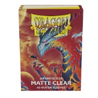 Dragon Shield Japanese Size Matte Clear Outer Sleeves (60)