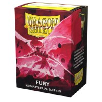 Dragon Shield Dual Matte Sleeves Fury Standard Size (100)