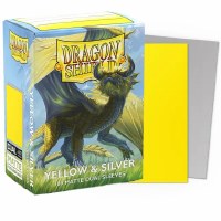Dragon Shield Matte Dual Yellow & Silver (100)