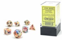 Chessex Festive Mini-Polyhedral 7-Die Set Circus / Black