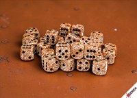Chessex Speckled Rust 12mm d6 Dice Block (36)