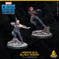 Marvel Crisis Protocol Hawkeye and Black Widow EN