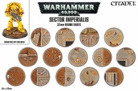 Citadel WH40k Sector Imperialis 32mm Round Bases