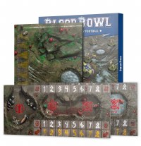 Blood Bowl Goblin Pitch Double-Sided Pitch and Dugouts
