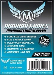 Mayday Games Euro Size Card Sleeves 59 x 92mm (50)