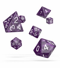 Oakie Doakie Dice RPG Set Marble Purple (7)