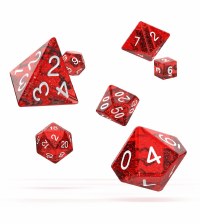 Oakie Doakie Dice RPG Set Speckled Red (7)