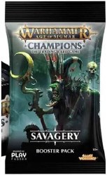 Warhammer Age of Sigmar TCG Champions Savagery Booster EN Warhammer Age of Sigmar TCG Champions Savagery Booster EN