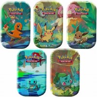 Pokémon Kanto Friends Mini Tin Set EN (5 Tins)