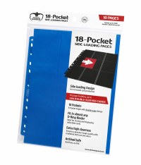 Ultimate Guard 18 Pocket Pages Side-Loading Blue (10)
