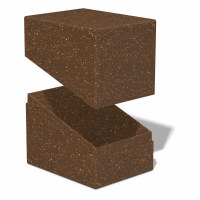 Ultimate Guard Return To Earth Boulder Deck Case Brown 133+