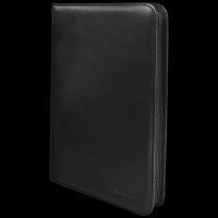 UP Vivid 9 Pocket Zippered Pro Binder Black