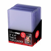 Ultra Pro Thick TopLoader 3" x 4" 55pt (25)
