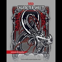 D&D Character Sheets (set 24 Pieces)