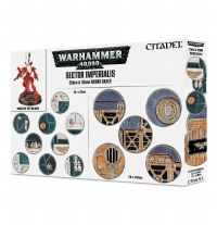 Citadel WH40k Sector Imperialis 25mm & 40mm Round Bases