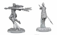 D&D Nolzurs Marvelous Miniatures Female & Male Sea Elf Fighter