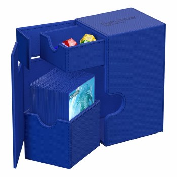 Ultimate Guard FlipNTray XenoSkin Monocolor Blue 80+