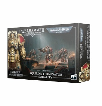 Warhammer 40k The Horus Heresy Custodes Aquilon Terminator Sodality