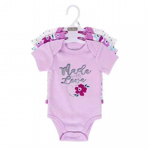 GIRL 3PC BODYSUIT MADE W/ LOVE