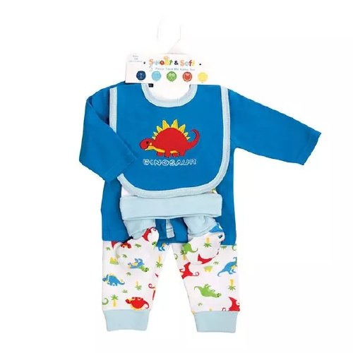BABY BOY 5 PIECE CARDIGAN SET