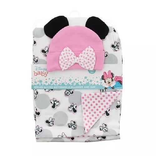 MINNIE BLANKET WITH CAP