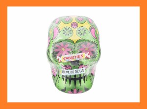 DAY OF THE DEAD TIN WITH SMARTIES CANDY