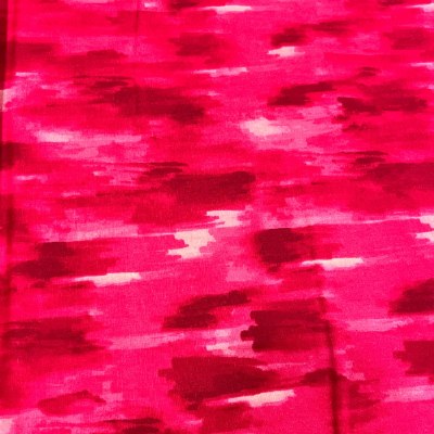 100% Cotton with Brush Stroke effect, Fuschia