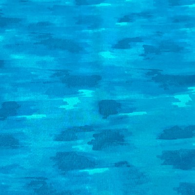 100% Cotton with Brush Stroke effect, Turquoise