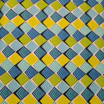 100% Cotton Multi Diamond