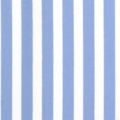 100% Cotton Pale Blue Stripes