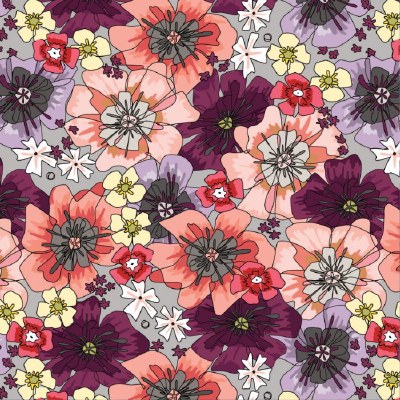 100% Cotton Lilly Graden