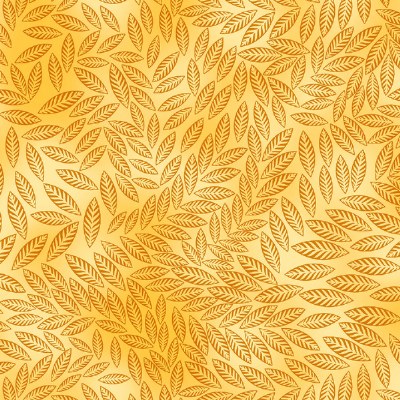 100% Cotton Orange leafs