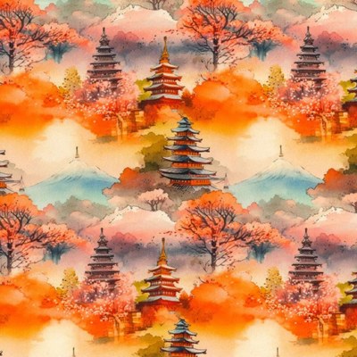 100% Cotton Temple Coral