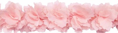 3D Flower Trim Flower Pink