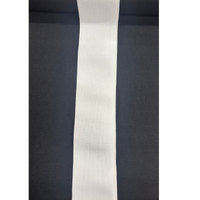 75mm Woven Elastic White