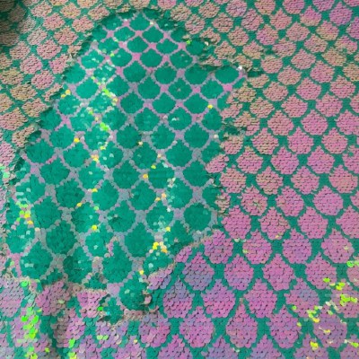 Aqua Fish Scale Sequins
