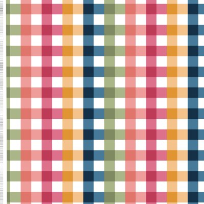Autumn Gingham Large Print