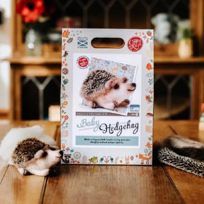 Baby Hedgehog Needle Felting Kit
